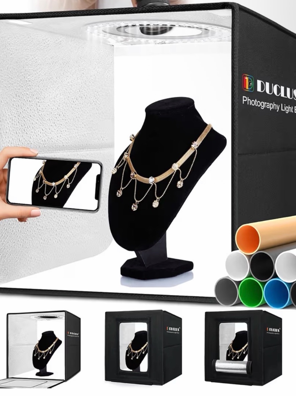 📸 DUCLUS Photography Light Box – Portable Product Studio